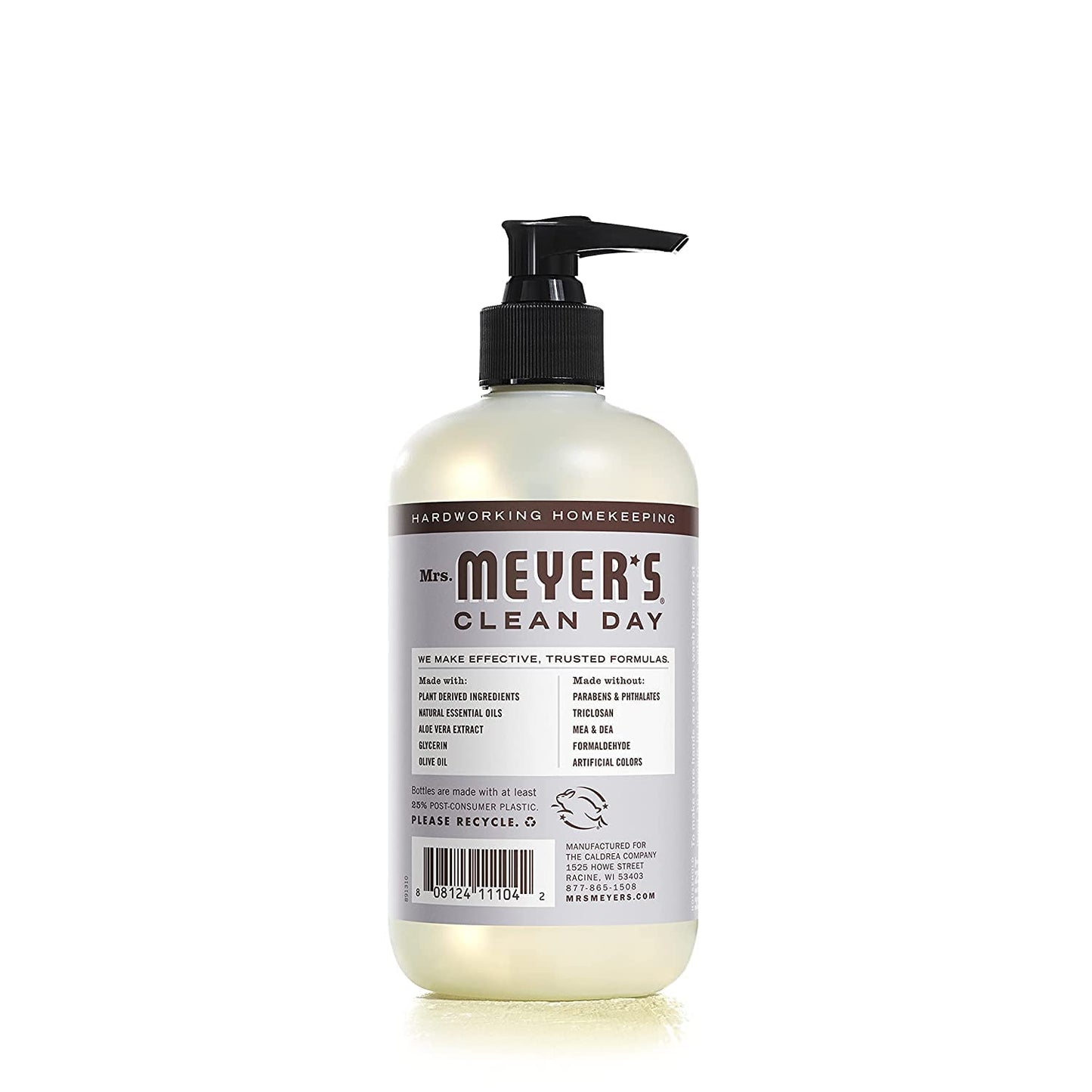 Mrs. Meyer's Clean Day Liquid Hand Soap 3 Scent Variety Pack – Lemon Verbena, Lavender & Basil