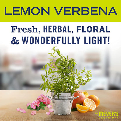 Mrs. Meyer's Clean Day Hand Lotion Lemon Verbena — Non-Greasy Moisturizer, Pack of 3