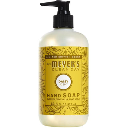 Mrs. MEYER'S CLEAN DAY Variety Pack — Hand Soap 12.5 oz + Dish Soap 16 oz (Daisy) | Leaping Bunny Certified