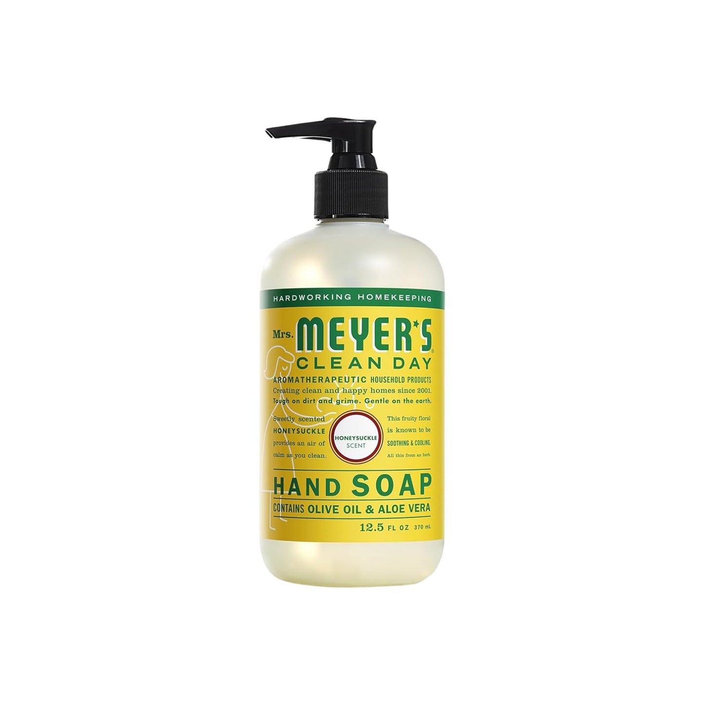 Mrs. Meyer’s Clean Day Hand Soap Variety Pack – 4 Scents, 12.4 oz Each