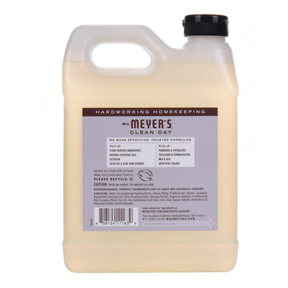 Mrs. Meyer's Clean Day Lavender Hand Soap Refill, 33 Fl Oz (Pack of 6)