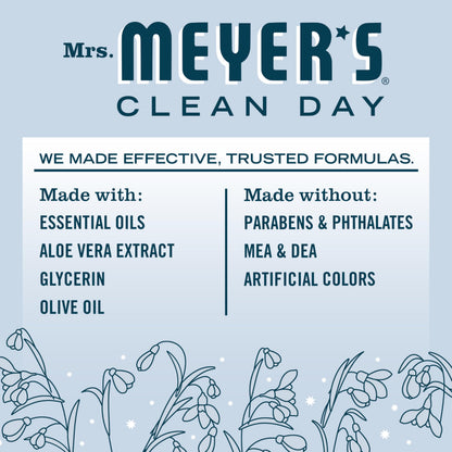 Mrs. Meyer's Snowdrop Hand Lotion - Non-Greasy Hydration, 12 oz