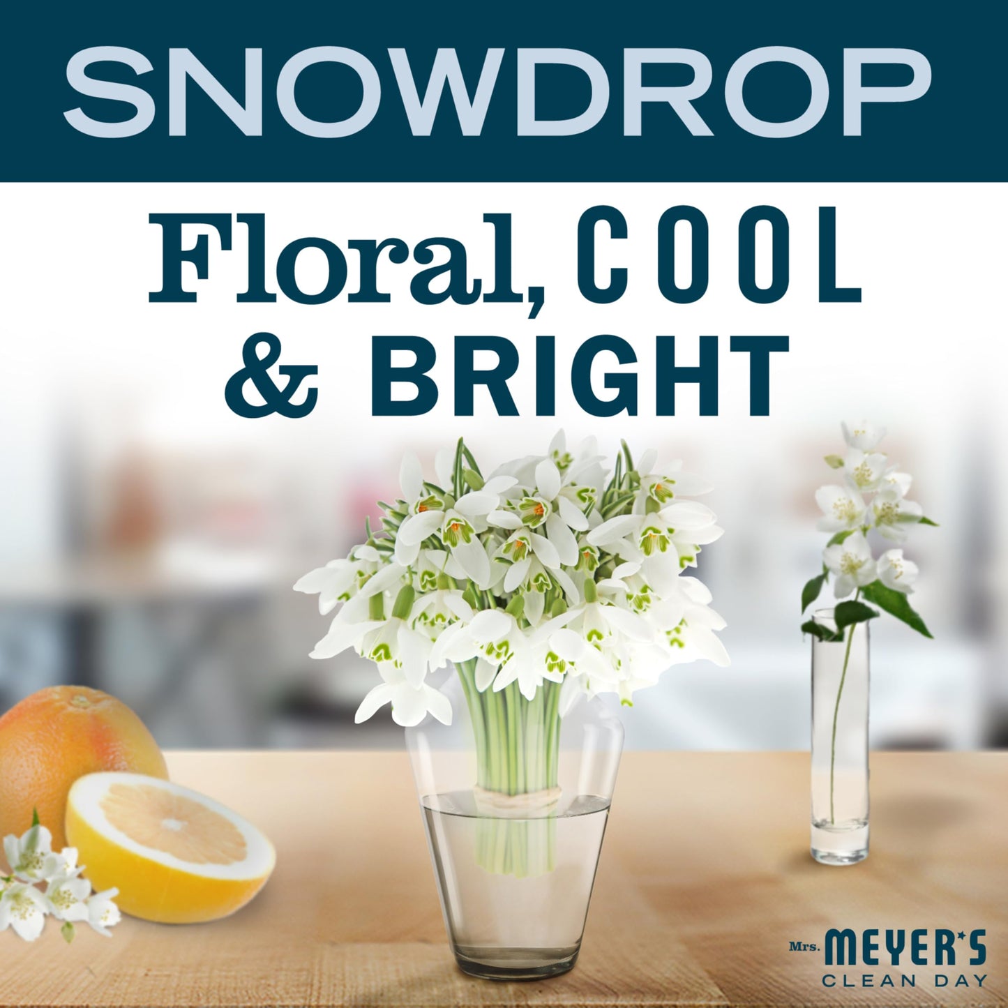 Mrs. Meyer's Snowdrop Hand Lotion - Non-Greasy Hydration, 12 oz