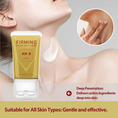 Mtmult AH-8 Firming Neck Cream – 2PC Roller Applicator for Neck & Body