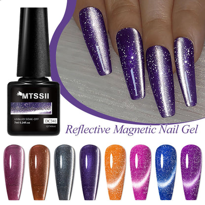 MTSSII 8 Colors Cat Eye Gel Nail Polish Set | Gift Box 8Pcs