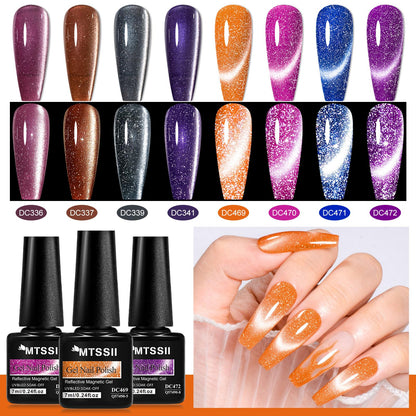 MTSSII 8 Colors Cat Eye Gel Nail Polish Set | Gift Box 8Pcs