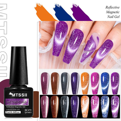 MTSSII 8 Colors Cat Eye Gel Nail Polish Set | Gift Box 8Pcs
