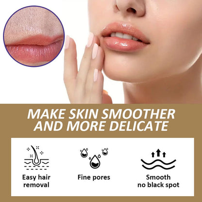 MULPG Facial Hair Removal Cream with Coconut Oil – Gentle, Non-Irritating Facial Hair Removal for Women (3.52 fl oz)