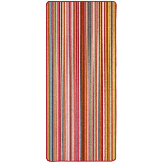 Candy Washable Runner Rug Stripe Design