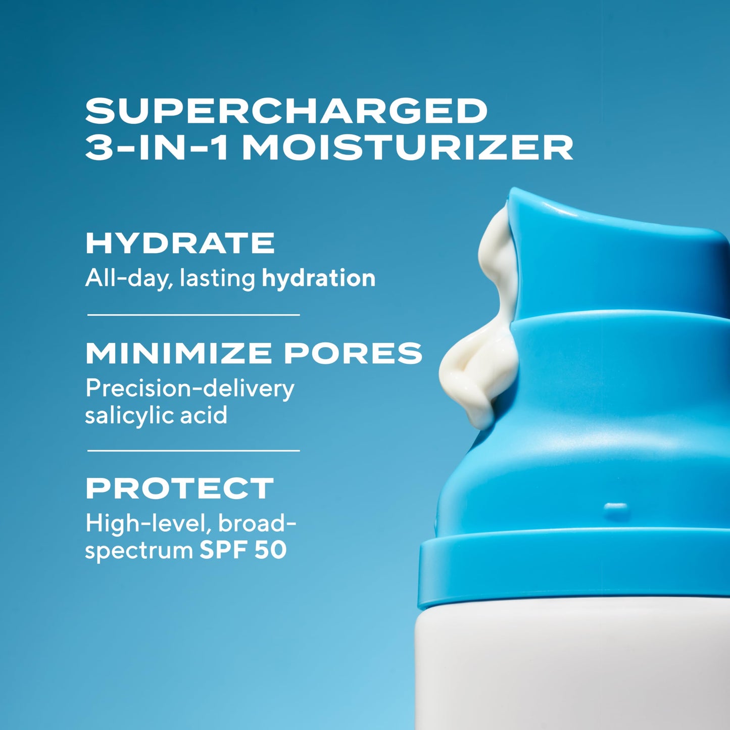Murad Superactive Mattifying Oil and Pore Control Moisturizer SPF 50 - Shine-Free Hydration & Texture Smoothing (1.7 oz)