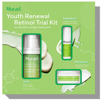 Murad Youth Renewal Retinol Trial Kit – 3-Piece Anti-Aging Set