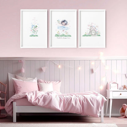 Murals For Nursery Rooms | Set of 3 wall art prints