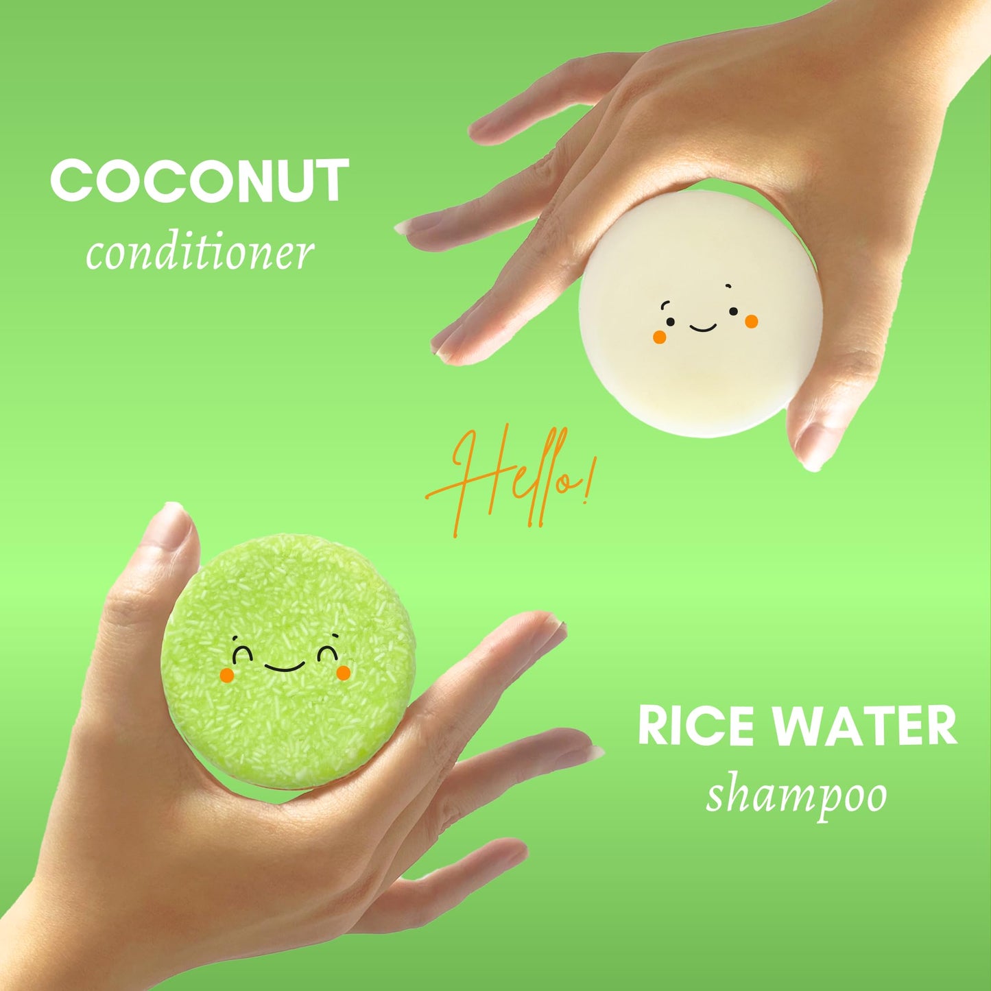 Muun Rice Water Shampoo Bar Pack 3 – Growth, Thickening & pH-Balanced, Vegan + Plastic-Free