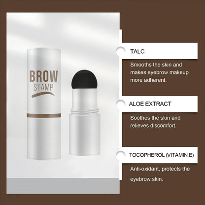 MVC Eyebrow Stencils & Stamp Kit – 10-Piece Brow Kit (Medium Brown)