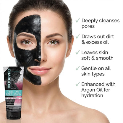 My Beauty Spot Charcoal Peel-Off Face Mask with Argan Oil (6.7 oz)