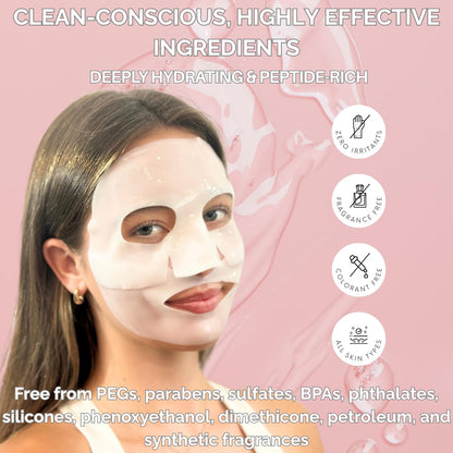 My Flexy Bio Collagen Overnight Mask – Peptides, Hyaluronic Acid & Antioxidants (4 Pack)