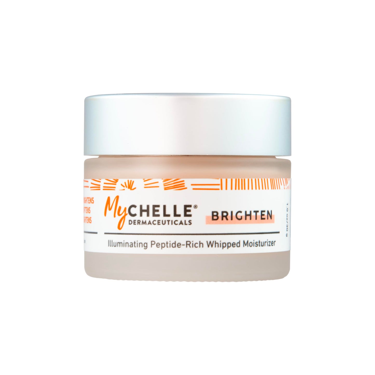 MYCHELLE Illuminating Peptide-Rich Whipped Moisturizer – 1.2 oz | Natural Glow & Peptides