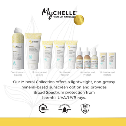 MyChelle Sun Shield Clear Spray SPF 30 – Zinc Oxide Sunscreen for Face & Body (6 fl oz)