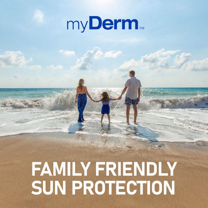 MyDerm SPF 50 Sport Sunscreen Lotion – 1 Gallon Bulk, Reef-Safe, Paraben-Free