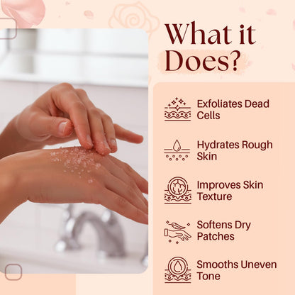 MYSTÉRE BEAUTÉ Himalayan Salt Body Scrub 12 oz – Collagen & Stem Cells Exfoliant