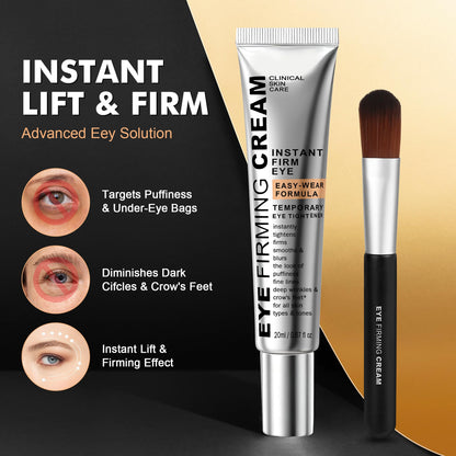 Nabevin KKP Perfection Eye Tightener with Brush – Instant Firming Formula | Portable 0.71 fl oz