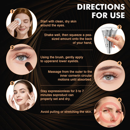 Nabevin KKP Perfection Eye Tightener with Brush – Instant Firming Formula | Portable 0.71 fl oz