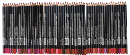 Nabi Lip Liner Pencil Set — 54 Pcs Bulk Pack, Assorted Colors, Long-Lasting, Professional Quality