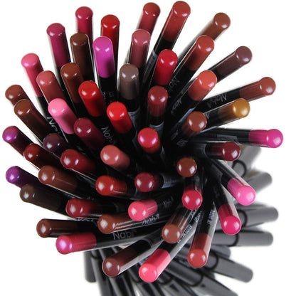 Nabi Lip Liner Pencil Set — 54 Pcs Bulk Pack, Assorted Colors, Long-Lasting, Professional Quality