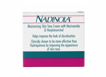 Nadinola Moisturizing Skin Tone Cream with Niacinamide & Hexylresorcinol — 2.25 oz