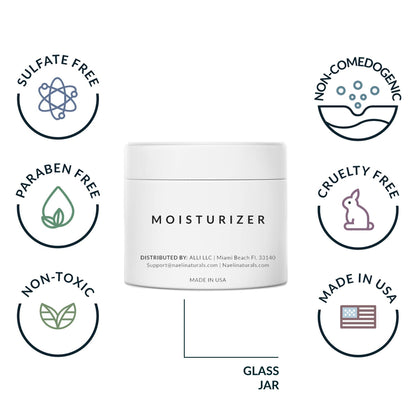 NAELI Face Moisturizer SPF 30 – Lightweight Hydration with Hyaluronic Acid