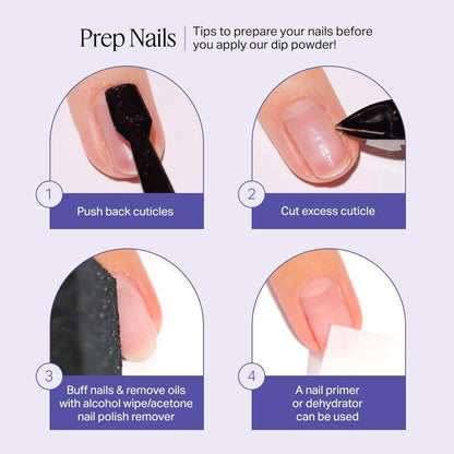 Nailboo Dip Powder Nail Kit – 3 Custom Powders, Pro Tools, No UV Needed