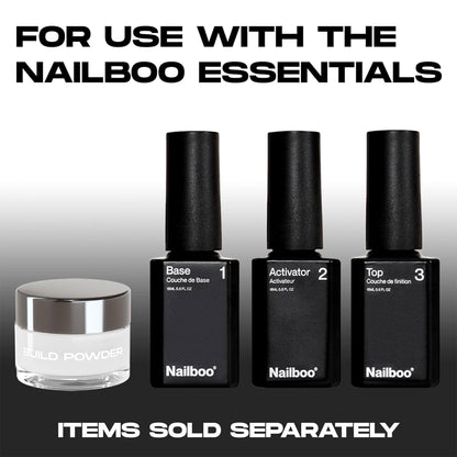 Nailboo Dip Powder Soda Glam Pink Glitter – No UV Needed, 0.5 oz, DIY Nails at Home