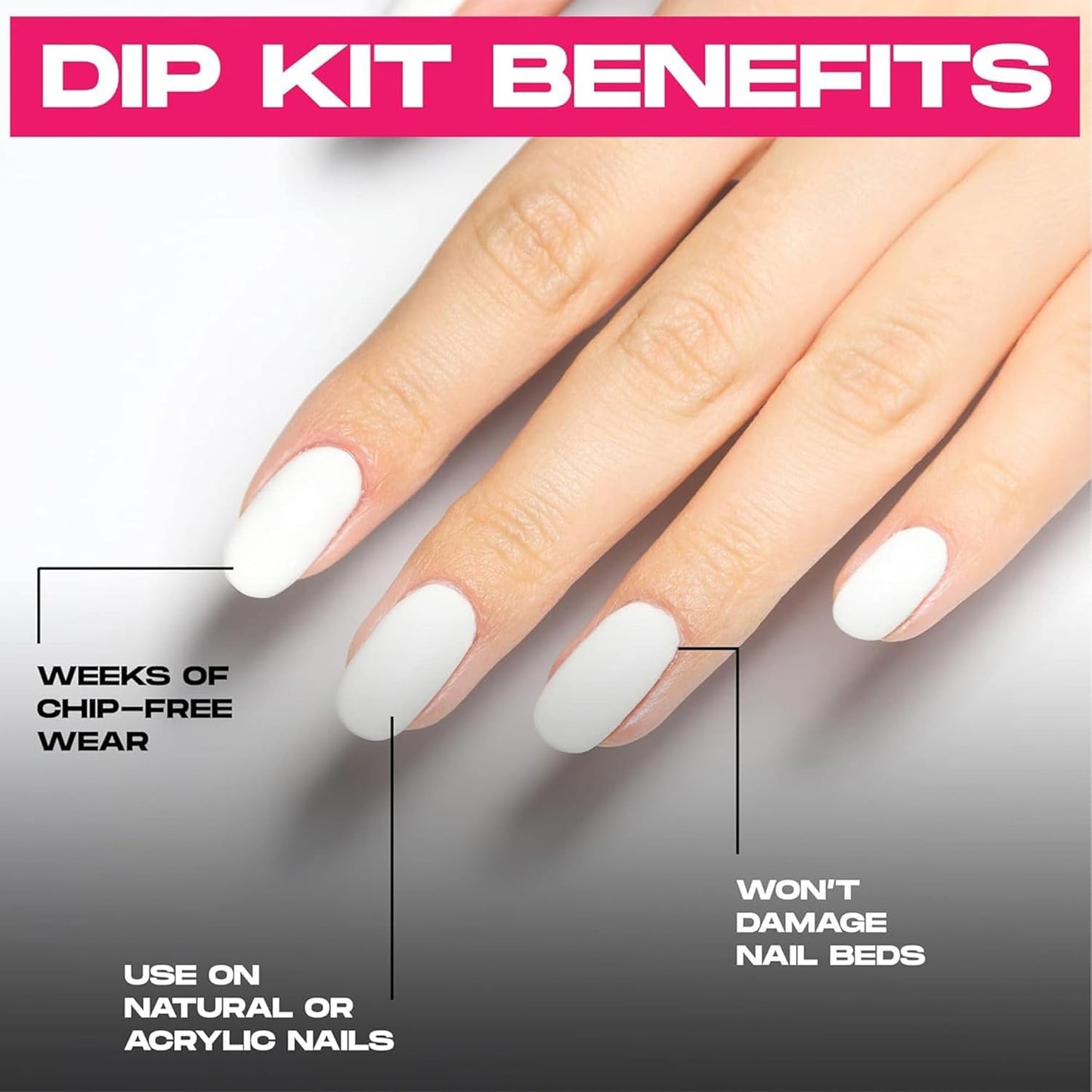 Nailboo Dip Powder Nail Kit – 3 Custom Powders, Pro Tools, No UV Needed