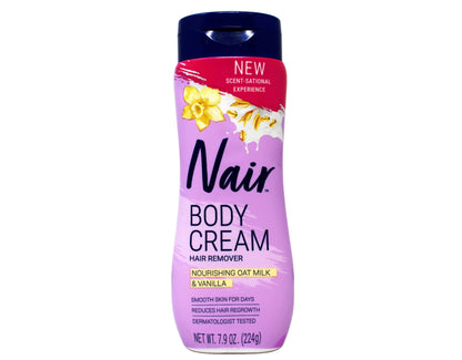 Nair Body Cream Hair Remover – Oat Milk & Vanilla (Pack of 3)