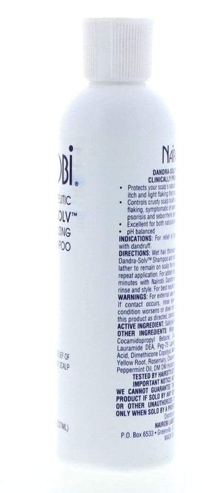 Nairobi Therapeutic Dandra-Solv Moisturizing Shampoo – Unisex, 8 oz
