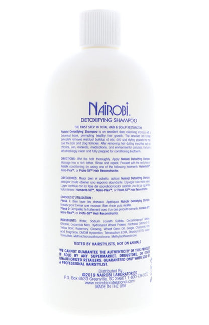 Nairobi Detoxifying Shampoo — 32 oz | Detoxifying Scalp Cleanse by Nairobi