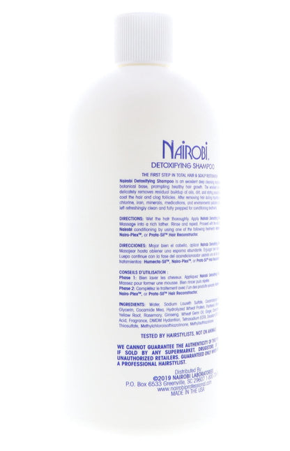 Nairobi Detoxifying Shampoo — 32 oz | Detoxifying Scalp Cleanse by Nairobi