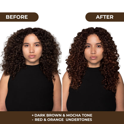 Naissant Glow Mocca Hair Toning Shampoo — Neutralizes Red/Orange Undertones with High-Purity Pigments for Brown & Mocha Hair | Paraben, Ammonia & Sulfate Free | 10.1 Fl Oz