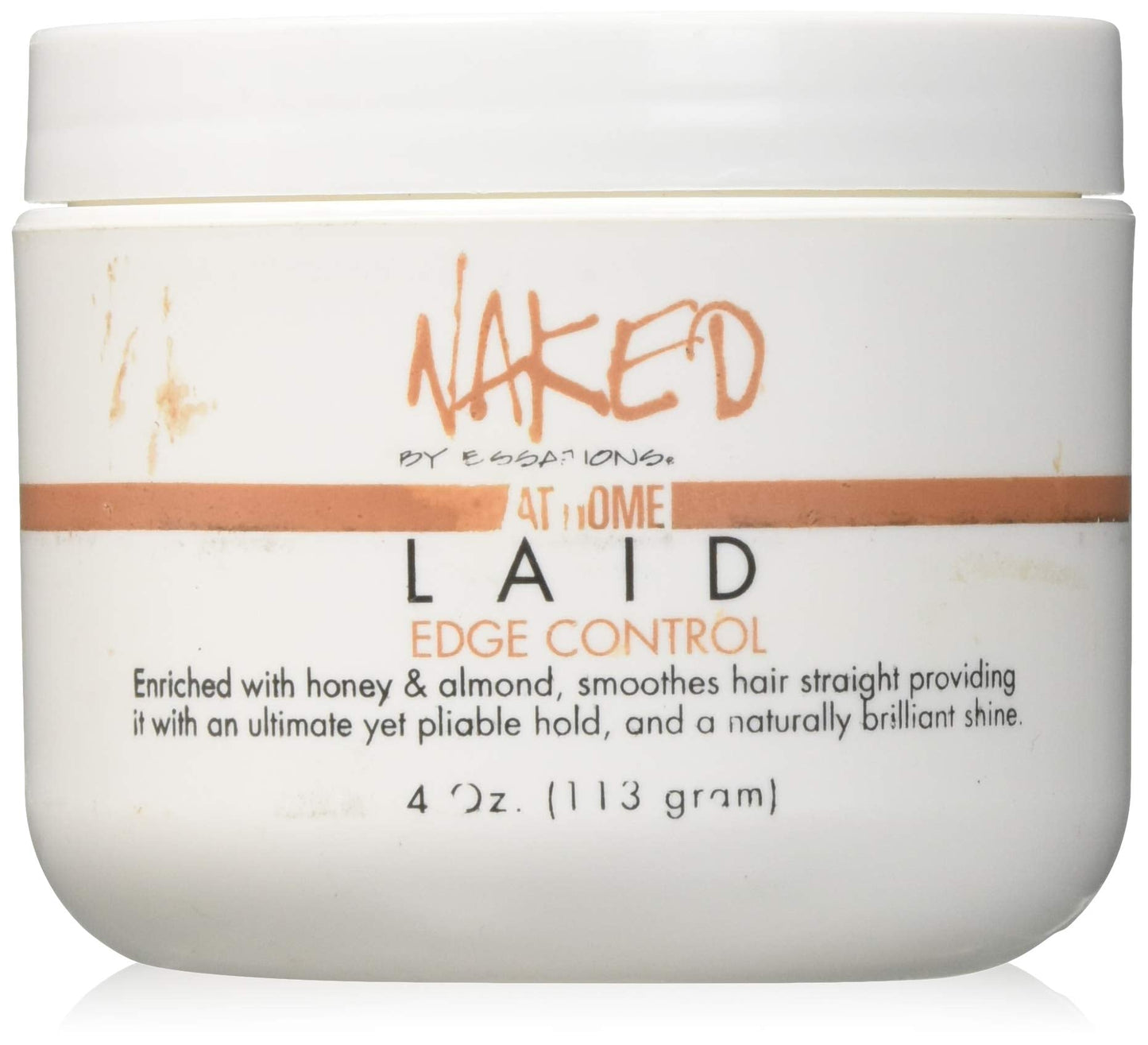 Naked by Essations Laid Edge Control, 4 oz – Smooth, Grease-Free Edge Hold