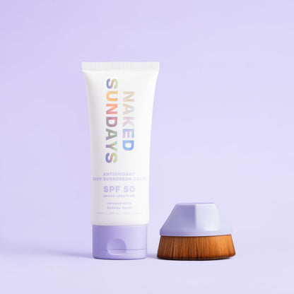 Naked Sundays SPF 50 Antioxidant Body Sunscreen Lotion – Lightweight, Hydrating, Broad Spectrum (100ml)