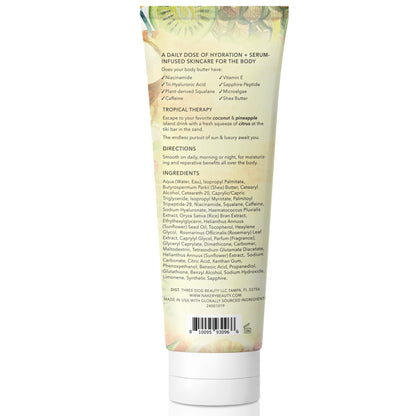 Nakery Body Butter Anti Aging Moisturizer – Tightening & Hydration, Tropical Therapy 300ml