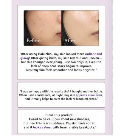 Nano Recipe Korean Bakuchiol Concentrate – 30ml, Vegan, Non-GMO, Retinol Alternative