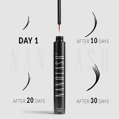 Nanolash Eyelash Serum 3ml | NANOIL – Eyelash Conditioner & Booster for Longer, Denser Lashes (About 30 Days)