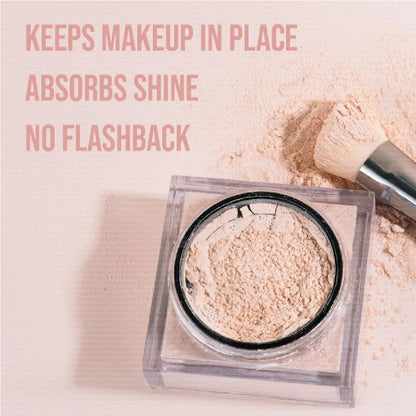 NAPH H.U.D.A Beauty E-Bake Loose Baking & Setting Powder – Cherry Blossom (0.71 oz) + Bonus Acne Patch (36 pcs)