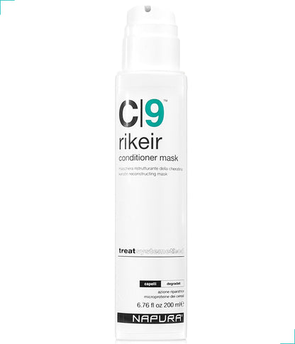 NAPURA C9 Deep Conditioning Hair Mask for Damaged Hair with Avocado & Jojoba Oil – Sulfate Free