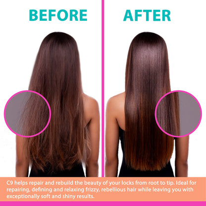 NAPURA C9 Deep Conditioning Hair Mask for Damaged Hair with Avocado & Jojoba Oil – Sulfate Free