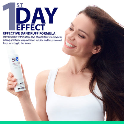 NAPURA S6 Anti Dandruff Shampoo – Tea Tree Oil, 1% Zinc & 1% Salicylic Acid