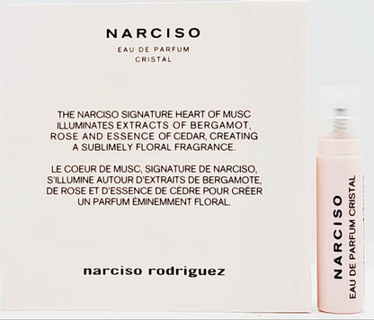 Narciso Rodriguez Cristal Eau de Parfum – Sample Vial 0.02oz/0.8ml