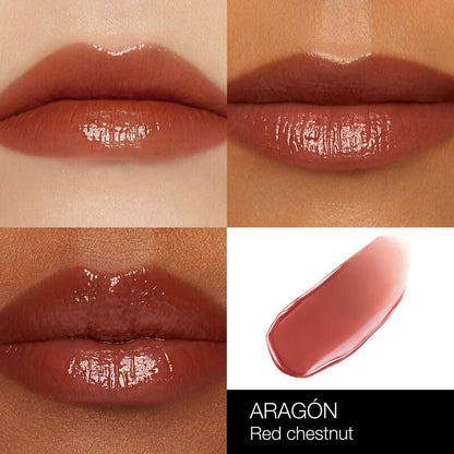 NARS Mini Afterglow Duo: Dolce Vita Liquid Blush + Aragon Lip Shine (2-Piece)