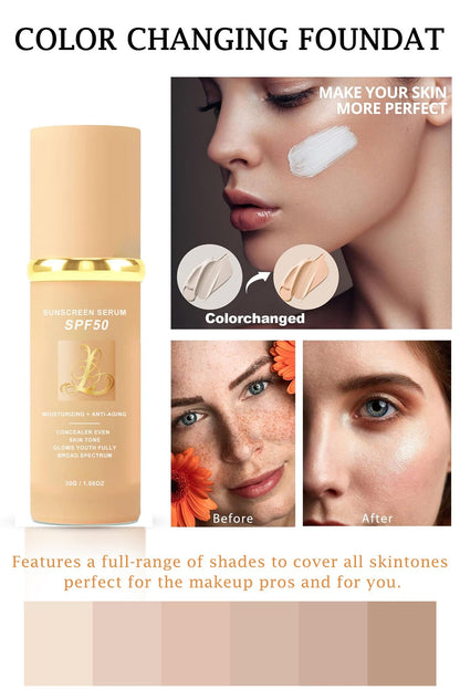 Narvokey 4-in-1 Foundation - Light/Medium Spectrum SPF 50+ Waterproof